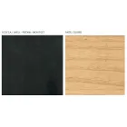 Wohnzimmer-Sideboard mit 2 oder 3 Türen in natürlicher Eschenoptik, hergestellt in Italien – Zehra Viadurini