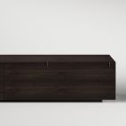 Sideboard aus Holz mit Glasstruktur Made in Italy - Azuki Viadurini