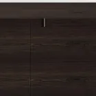 Sideboard aus Holz mit Glasstruktur Made in Italy - Azuki Viadurini