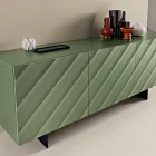 Wohnzimmer-Sideboard mit 3 MDF-Türen, erhältlich in verschiedenen Ausführungen - Elettra Viadurini