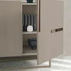 Wohnzimmer-Sideboard mit 3 Türen aus lackiertem MDF, hergestellt in Italien - Elena Viadurini