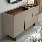 Wohnzimmer-Sideboard mit 3 Türen aus lackiertem MDF, hergestellt in Italien - Elena Viadurini