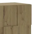 Wohnzimmer-Sideboard mit 4 Flügeltüren und 1 offenem Fach – Natrium Viadurini