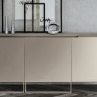 Wohnzimmer-Sideboard mit 4 Türen in verschiedenen Ausführungen, hergestellt in Italien – Heidi Viadurini