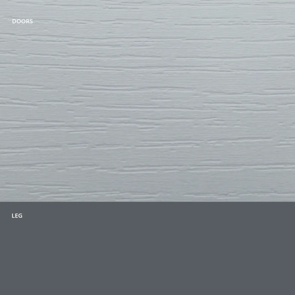 Wohnzimmer-Sideboard aus mattem Holz und HPL-Laminat, hergestellt in Italien – Fiorenza Viadurini