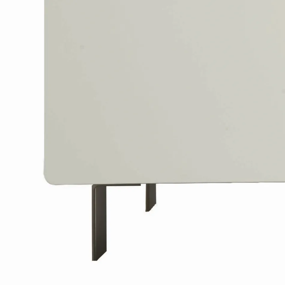 Wohnzimmer-Sideboard aus MDF und 4-Bein-Stütze Made in Italy - Teresina Viadurini