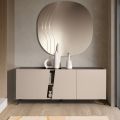 Stand-Sideboard mit drei Flügeltüren aus italienischem Melamin - Calia