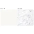 Wohnzimmer-Sideboard mit 3 Türen in Carrara-Marmor-Finish, hergestellt in Italien – Finn Viadurini