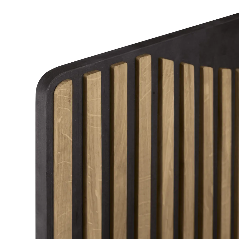 Wohnzimmer-Sideboard mit 3 Türen in nordischer Eichenoptik – Linda Viadurini