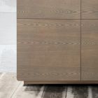 Wohnzimmer-Sideboard mit 4 Türen in Cappuccino-Optik, hergestellt in Italien – Eda Viadurini