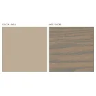 Wohnzimmer-Sideboard mit 4 Türen in Cappuccino-Optik, hergestellt in Italien – Eda Viadurini