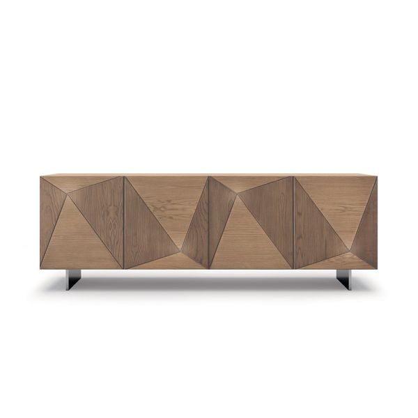Sideboard aus eschenholz, handgefertigt in italien – hervorragend