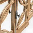 Sideboard aus gealterter, naturbelassener Kiefer mit Spiegeltüren - Agnone Viadurini