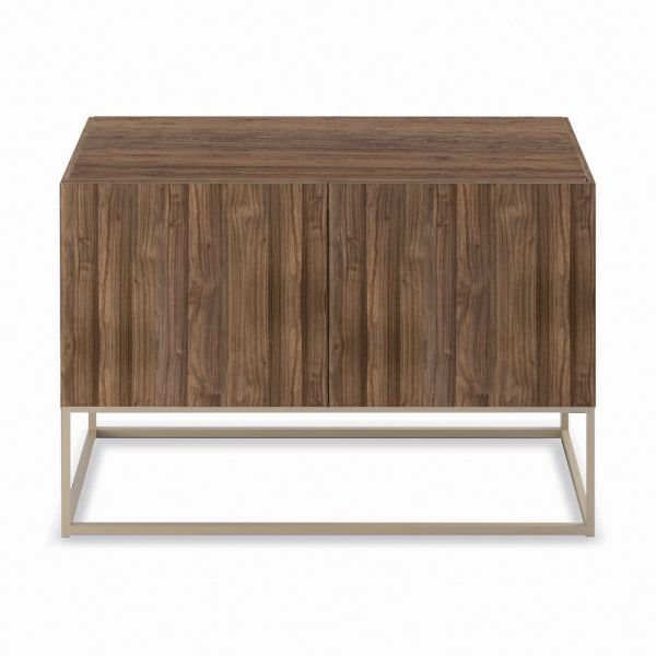 Sideboard aus canaletto-walnussfurnierholz, hergestellt in italien – salerno