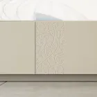 Sideboard aus MDF mit Sockel und verzierter Tür Made in Italy - Deodara Viadurini