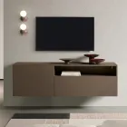 Miral Hänge-Sideboard aus Melamin in zwei Farben, hergestellt in Italien Viadurini