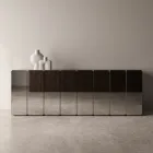 Modernes, verspiegeltes Holz-Sideboard mit elegantem Design, hergestellt in Italien - Ester Viadurini