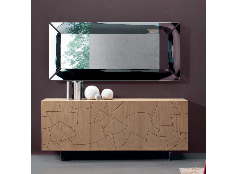 Modernes Sideboard aus furniertem Eschenholz Made in Italy - Galassia