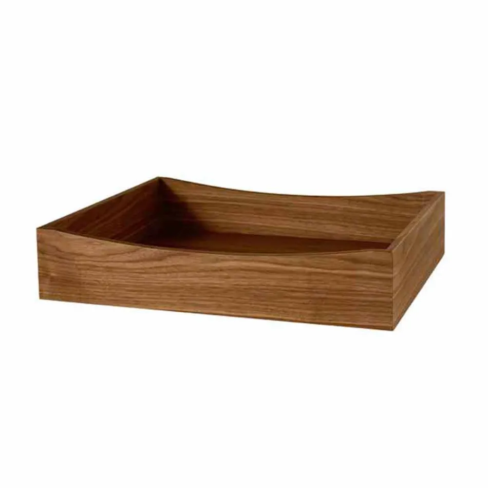 Modernes Sideboard auf Rauchglasrädern und Keramikplatte Made in Italy - Sciocca Viadurini