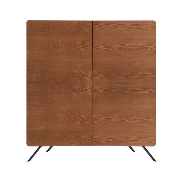 Wohnzimmer-sideboard mdf-struktur und massivholz 4 türen made in italy - rosalba
