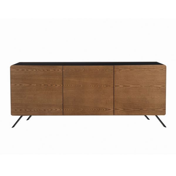 Wohnzimmer-sideboard aus mdf und massivholz 2 oder 3 türen made in italy - kammer