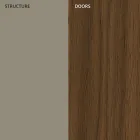 Wohnzimmer Sideboard aus lackiertem Mdf 3 Türen mit Siebdruck Intarsien - Saronno Viadurini