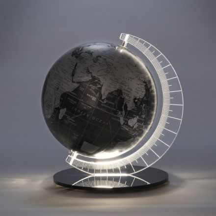 Leuchtender Tischglobus im Plexiglas-Design Made in Italy - Mappondo Viadurini