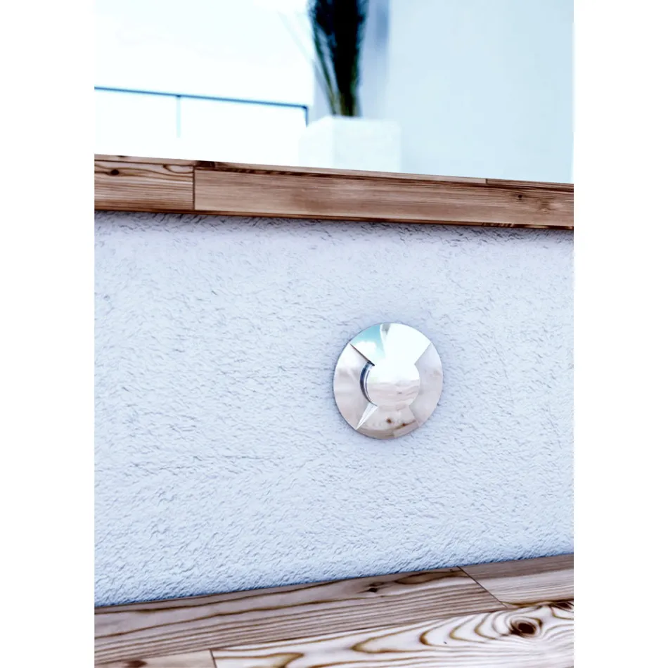 Marker Outdoor LED Einbaustrahler aus Edelstahl 4 Stück - Rhombus Viadurini