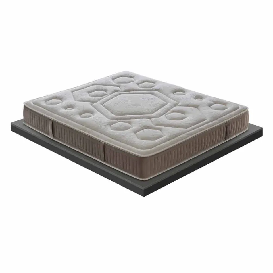 Memory Vitaminic Doppelmatratze 25 cm hoch Made in Italy - Orange Viadurini