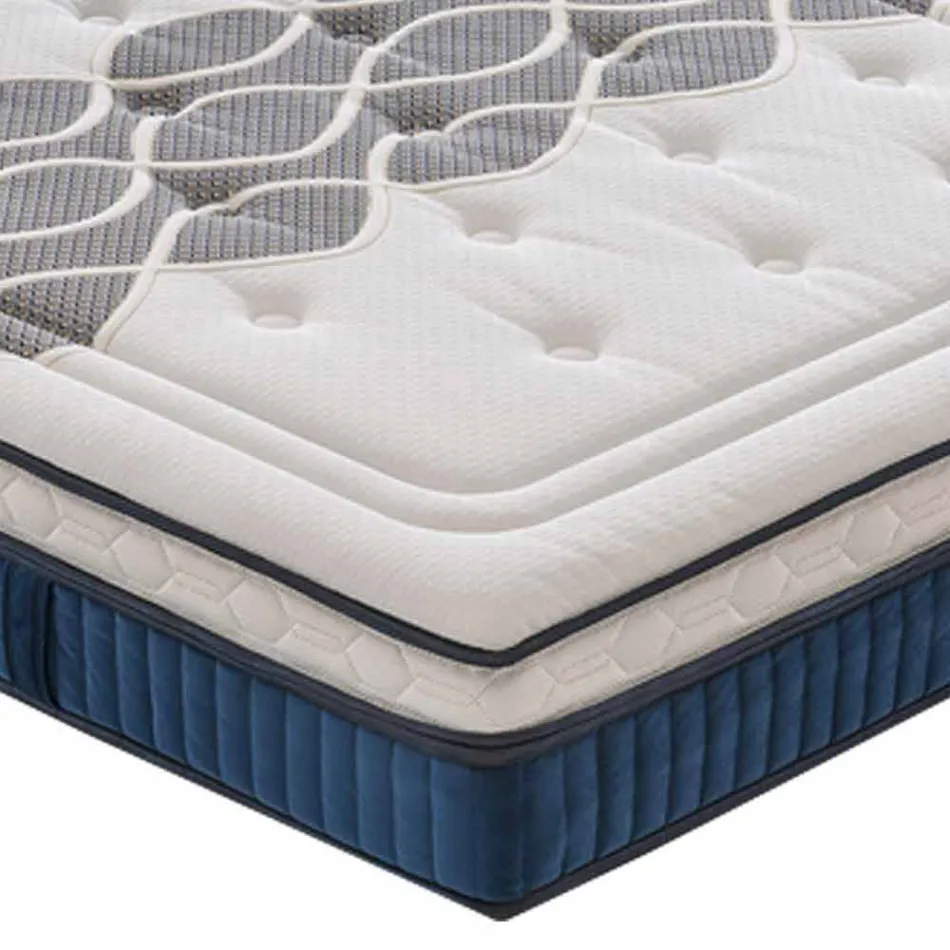 Eineinhalb Memory Aloe Feel 800 Federkernmatratze Made in Italy - Griechenland Viadurini