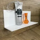 Weißes Corian Wandregal L 35 oder L 60 cm Made in Italy Qualität - Elono Viadurini