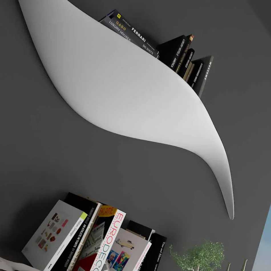 Modernes Designwandregal hergestellt in Italien, Tuscania Viadurini