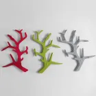 Plexiglas Wandregal mit Kleiderhaken Made in Italy - Neon Viadurini