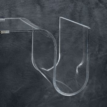 Designregal aus transparentem Acrylglas Made in Italy - Teride