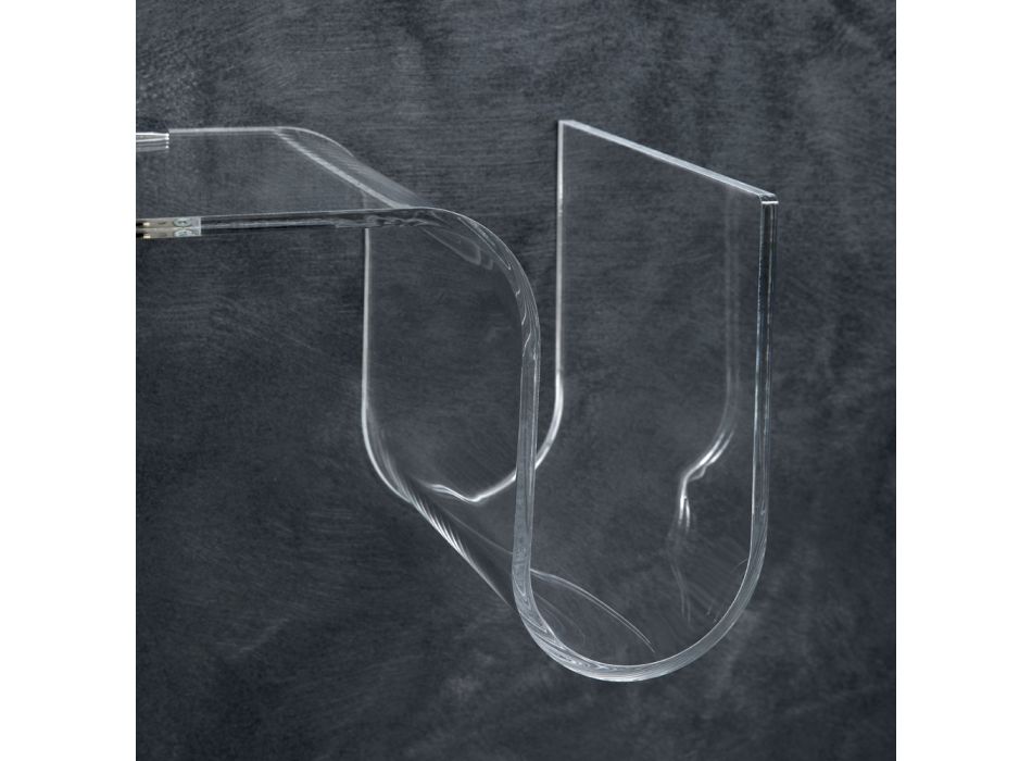 Designregal aus transparentem Acrylglas Made in Italy - Teride