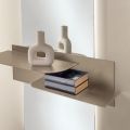 Modernes Design-Metallregal mit zwei horizontalen Ablagen - Miro