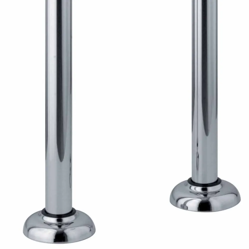 Säulenmischer für Badewanne mit Dusche aus Messing Made in Italy - Shelly Viadurini