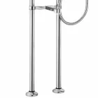 Klassischer Mischer für Bodenbadewanne aus Messing Made in Italy - Panico Viadurini