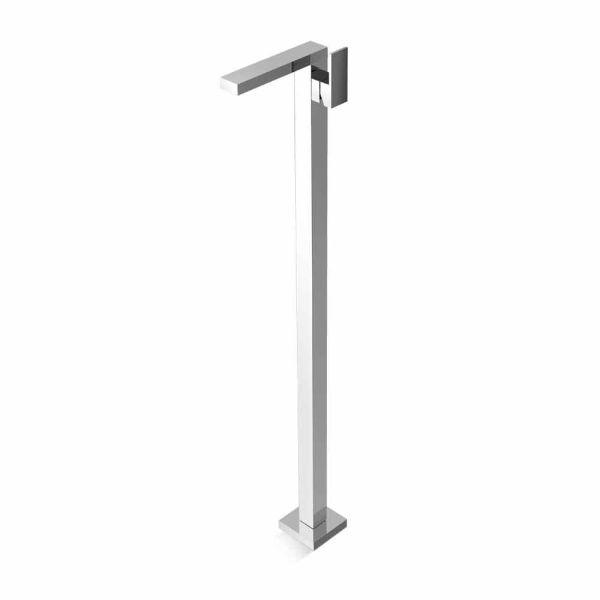 Made in italy design messingmischer für bodenbecken - panela