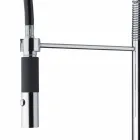 Verstellbarer Küchenmixer aus Messing mit Feder Made in Italy - Keope Viadurini