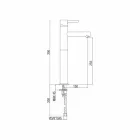 Erweiterter Waschtischmischer aus Messing ohne Abfluss Made in Italy - Ermia Viadurini