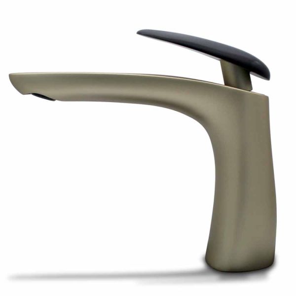 Moderner mixer aus farbigem messing oder chrom von made in italy design - sergio
