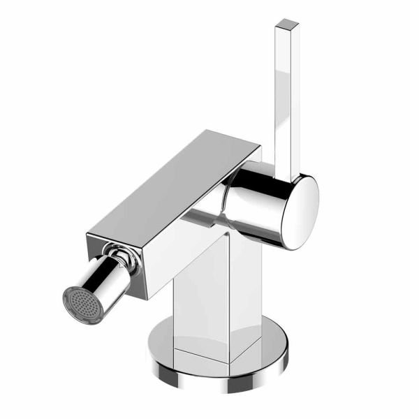 Einhebel-bidetmischer in chrom-messing-luxus-design - girino