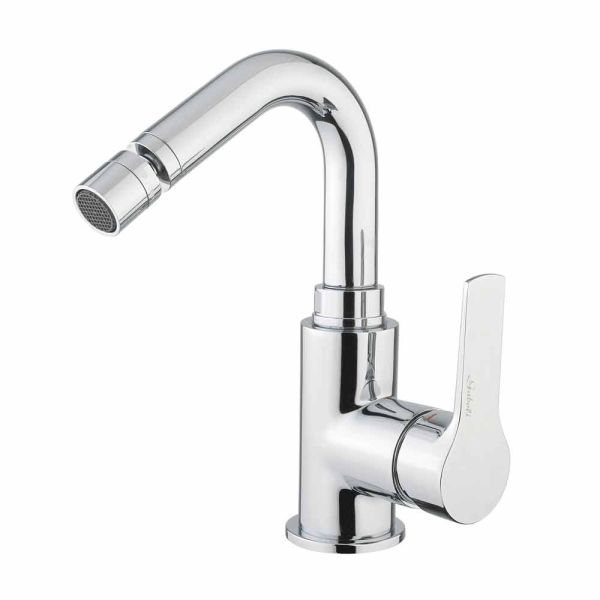 Bidetmischer aus verchromtem messing ohne abfluss made in italy - sindra
