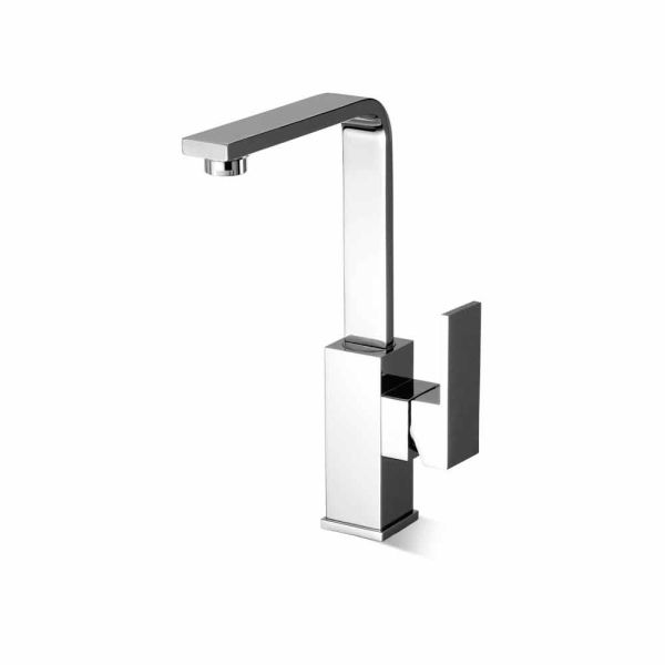 High spout basin mixer ohne abfluss made in italy - panela