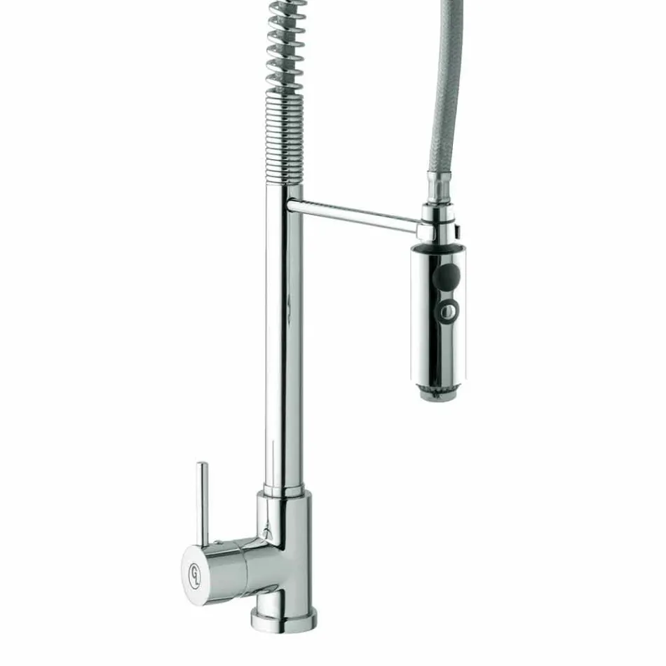 Küchenmixer aus Messing mit Handbrause Made in Italy - Kalimo Viadurini