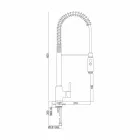 Küchenmixer aus Messing mit Handbrause Made in Italy - Kalimo Viadurini