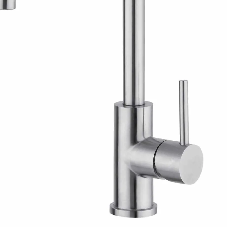 Verstellbarer Edelstahl-Spülbeckenmischer Made in Italy - Lilio Viadurini