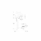 Made in Italy Design Messing Arbeitsplatte Waschtischmischer - Binsu Viadurini