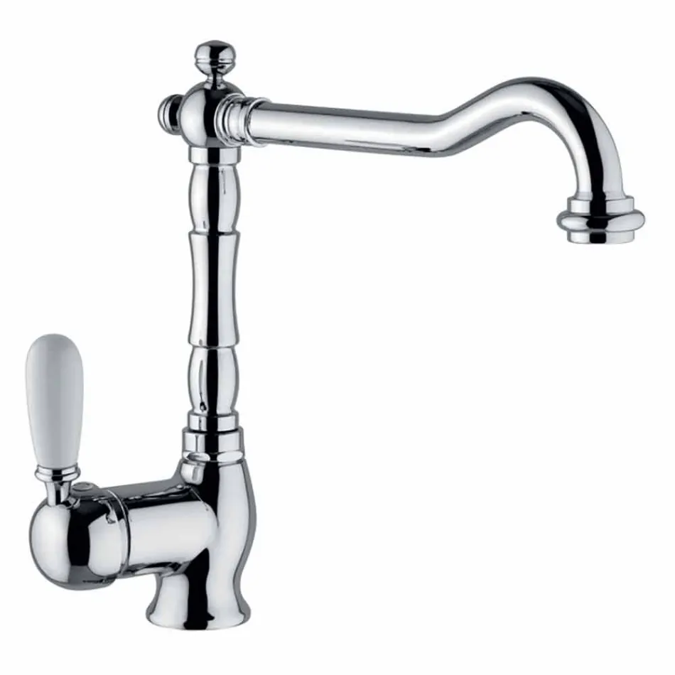 Klassischer Messing-Spülbeckenmischer Made in Italy - Adonis Viadurini